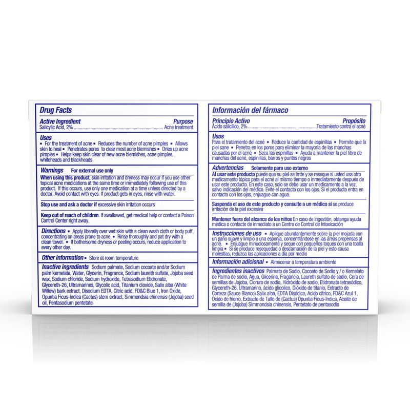 Asepxia Acne Treatment Scrub Cleansing Bar Soap | Removes pore-clogging