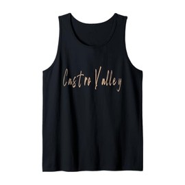 Castro Valley California Vintage elegant design Tank Top