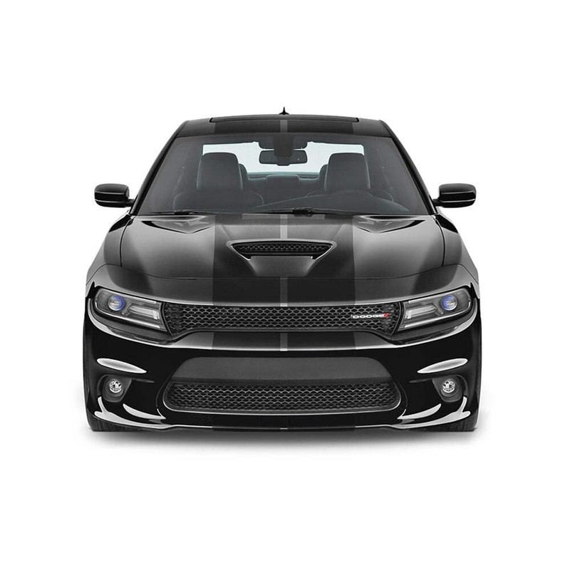 - Dual 12" Racing Stripes Air Release Self Healing Vinyl