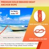 Premium Anchor Rope 100 ft x 3/8 inch, Solid Braid