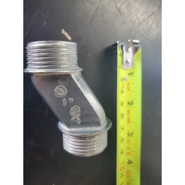 Unbranded Offset Conduit Nipple Zinc Alloy 1"