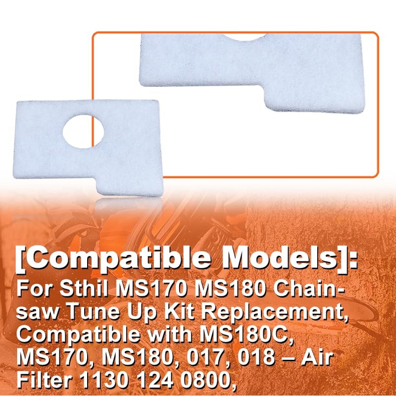Mtanlo For Sthil MS170 MS180 Chainsaw Tune Up Kit Replacement,