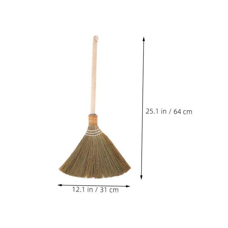 COLLBATH Multi-Purpose Sweep Broom Long Handle for Floor Cleaning Vietnamese