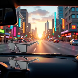 Hehglng 2 Pcs Black Vintage Flat Top Oversized Square Sunglasses400 Women Men Sunglasses Streetd Sunglasses Driving Lux Flat P8B6 Top Shooting Trendy Square Eyewear Outdoor