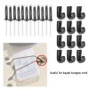 Unbranded 12Pcs J Hooks Lashing Hooks Bungee Hooks Nylon hook