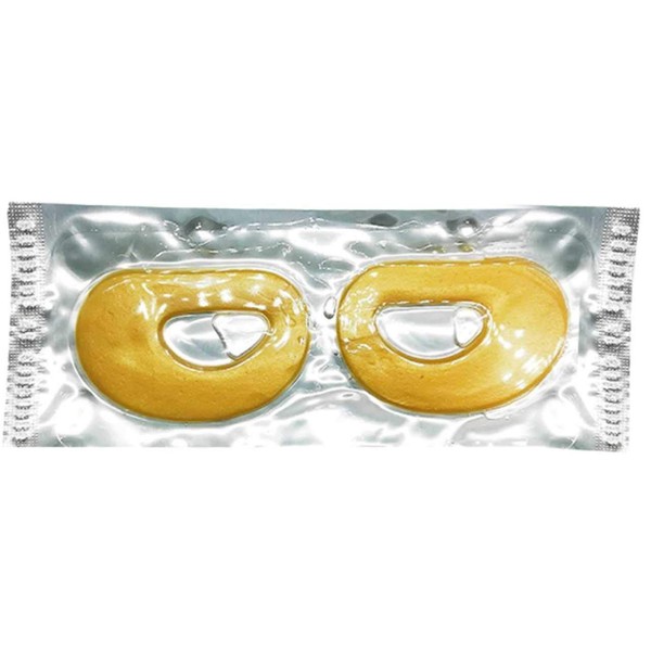 24k Gold Collagen Eye Lifting Eye Patches 5 Pack Mask for Removing and Reducing Dark Circles, Puffy Eyes, Wrinkles & Crow's feet