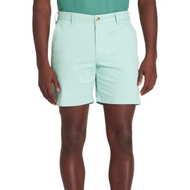IZOD 7" Saltwater Flat Front Stretch Shorts, Ocean Wave, 36