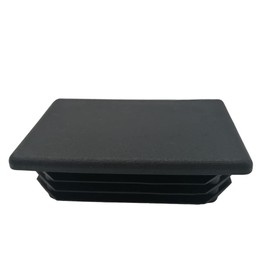 8 Pack 2 x 3 Inch Rectangular Tubing End Caps Plugs, 50mm×75mm Fence Post Finishing Inserts Fitness Eqpt End Caps