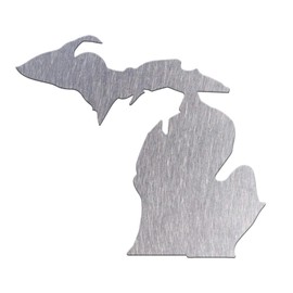LewisMetalWorkl Michigan State outline metal wall hanging art sign