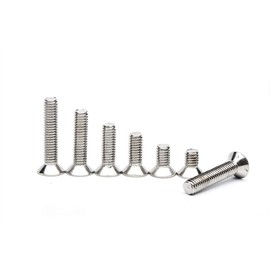 Guard4U 300Pcs Metric M2 Stainless Steel Phillips Countersunk/Flat Head Machine Screws Nuts Assortment Kit- M2x 4mm/ 6mm/ 8mm/ 10mm/ 12mm/ 14mm/ 16mm/ 18mm/ 20mm