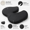 Memory Foam Seat Cushion for Chair Comfort – Non-Slip U-Shaped