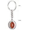 FOXIMENG Keychain for Men KeyChain Ring Football basketball rugby baseball