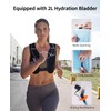 ECOHUB Lightweight Running Hydration Vest, Reflective Hydration Backpack with 2L