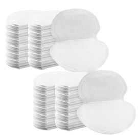 HENGBIRD 100 Pcs Sweat Pads, Armpit Sweat Pads Underarm Sweat Pads for Women, Sweat Patches for Underarms Women Armpit Sweat Stopper, Unisex Dress Shields for Underarms, Under Arm Sweat Pad for Women