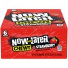 Now & Later Soft Taffy Chews Candy, Strawberry, 0.93 Ounce