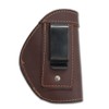 Barsony Brown Leather Inside The Waistband Holster for Walther PP