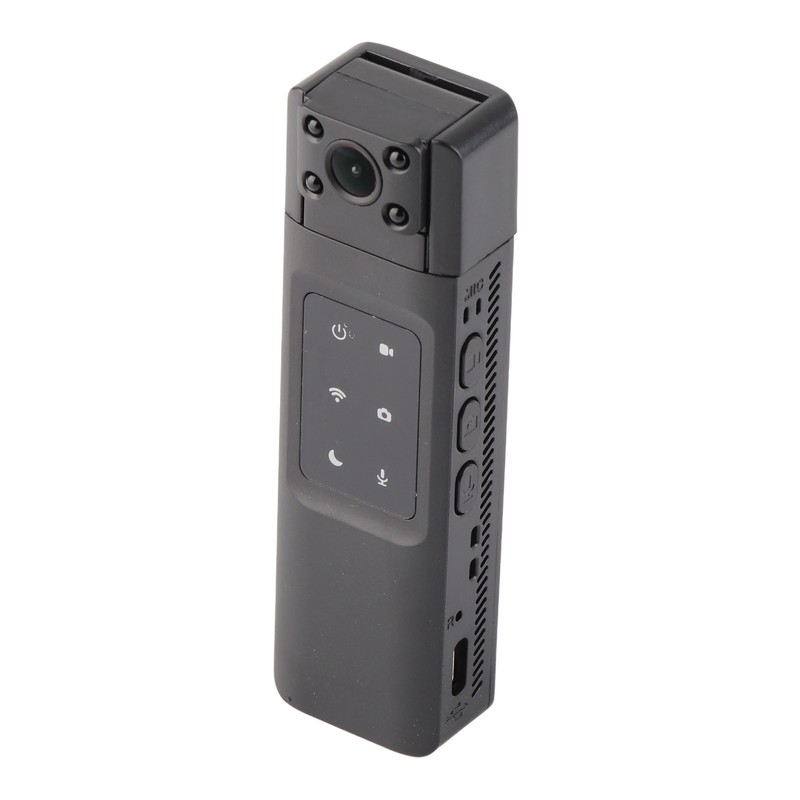 Body Mounted Camera with Back Clip 1080P Wifi Night Vision