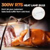 Generic 4 Pack 300W Warm White 2400K R7S Heat Lamp