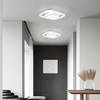 EIDEARAY 12.6Inch Motion Sensor LED Ceiling Light Indoor, 36W 6000K