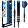 WINMAU Rookie Blue Brass Darts Set with Flights, Shafts (Stems)