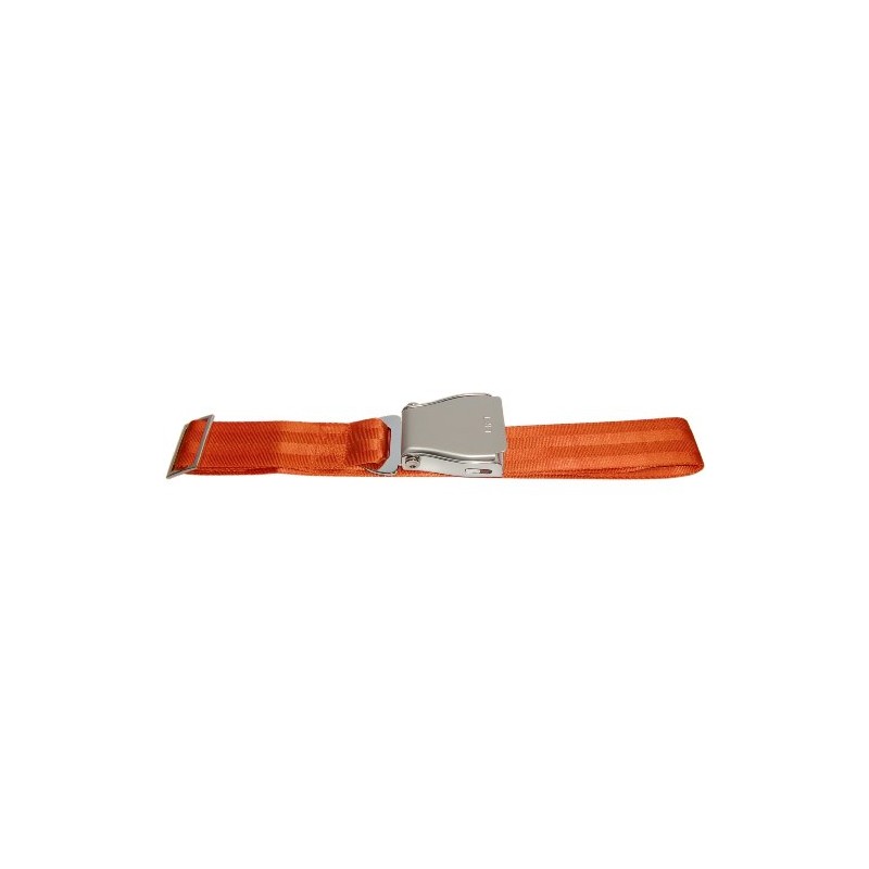 Honbeanify Skybelt Airplane Belt Silver/Orange Flying Belt Seat Belt, orange