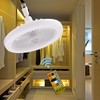 WOTOFULIN Socket Fan Light 10 Inches Socket Fan Ceiling Fan
