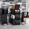 Mind Reader Cup and Condiment Station, Countertop Organizer, Coffee Bar,