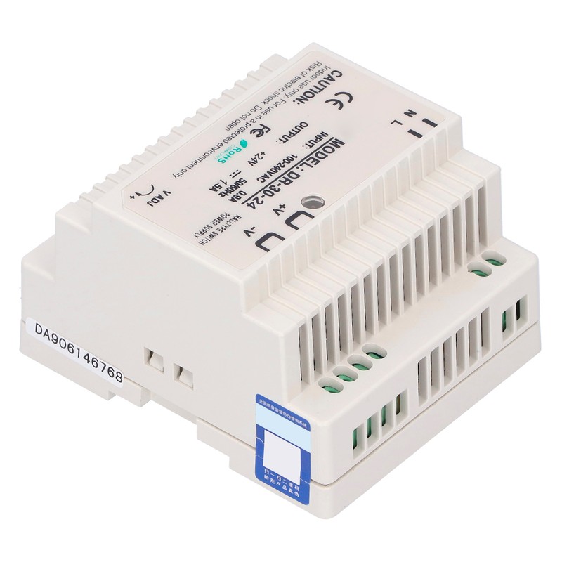 DIN Rail Power Supply DR Series Adjustable LED Switching for