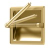 Gatco 753 Recessed Pivoting Toilet Paper Holder, Wall Mounted, Heavy