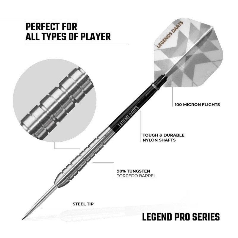 Legend Darts D2926 | Pro Series | BulletPremium 90% Tungsten