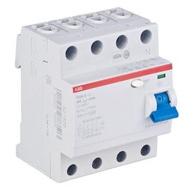 ABB F204A-40/0.03 Residual Current Circuit Breaker System pro M compact® Three-Current (3P+N), Type A up to 40A, Tripping Current Max. 30mA