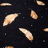 Chickwin Set of 2 Pillowcases, Starry Sky-Feather Pattern, 100% Polyester,