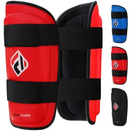 FARABI BOXING SHIN GUARD SHIN PAD SHIN INSTEP SHIN PROTECTOR FOR TRAINING PROTECTION & WORKOUT (Red)