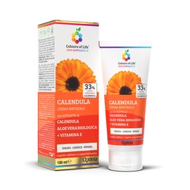 Optima Naturals Colours Of Life Calendula Cream 33% Natural Care - Also Suitable as After Sun 100 g