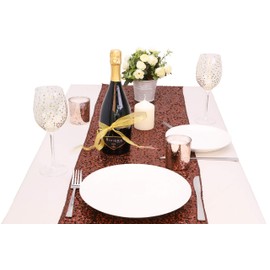 Christmas Concepts® Sequin Table Runner - 13" x 60" - Wedding/Party Decoration Wedding Decorations (Brown)
