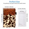Server Book Organizer, Brown Cow Server Books for Waitress, PU
