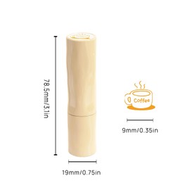 Loyalty Card Stamp, Coffee Cup Stamp, Self Inking Stamp Great for Business, Mini Stamps-3Packs