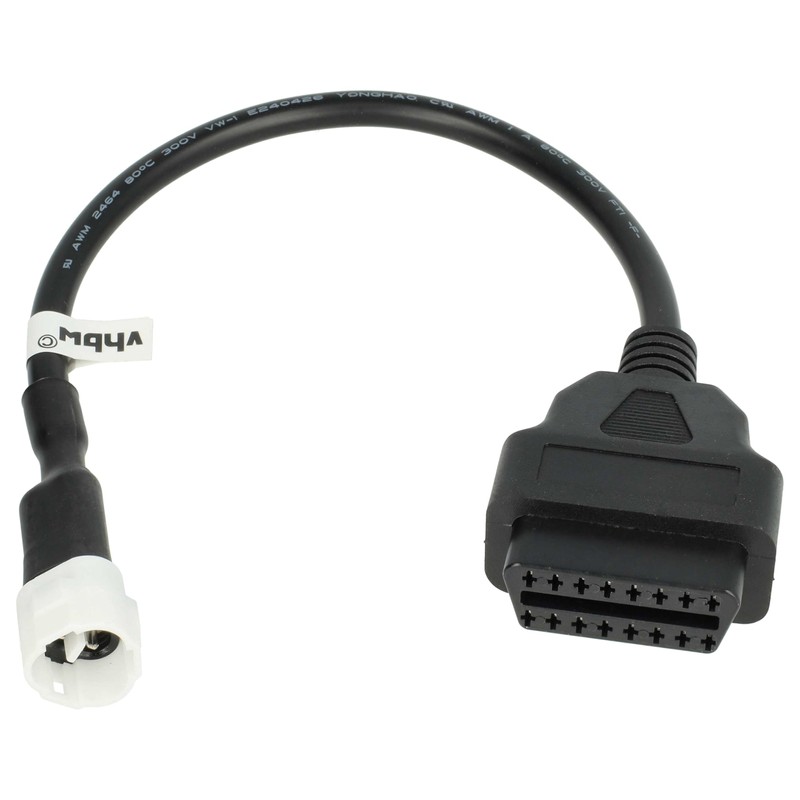 vhbw OBD2 Adapter 3 Pin to OBD2 16 Pin Compatible