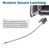 Rear Door Lower Latch Lock with Release Control Cable Assembly