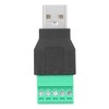 Conector de Terminal de 2 PCS, Conector Macho USB a