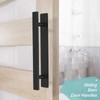 Purife 12 Inch Heavy Duty Metal Gate Pull Handles Pack