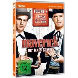 Maverick, Vol. 2 / Weitere sieben Folgen der legendären Westernserie mit James Garner + Bonusfolge mit Clint Eastwood (Pidax Western-Klassiker) [2 DVDs]
