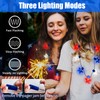 LAIAMER 7PCS 4th of July Accessories Fourth of July Light