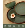 Pokini Stoneware Dinnerware Sets, Ceramic Plates and Bowls Set, Microwave