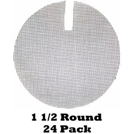 Unbranded 24 - 1.5 Fiberglass Trap Pan Covers For Size #1 1/2 Trapping Supplies