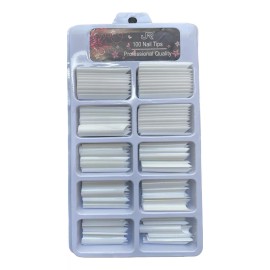 Miss Cherry Tips Miss Cherry Cuadrado Curva C Extralargos Blancos