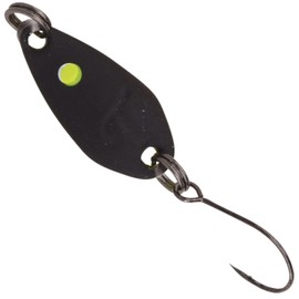 Trout Master Incy Spoon 2 cm 0.5 g – Trout Spoon, Colour: Black/Yellow