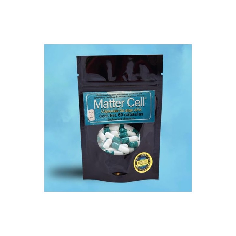 Regenerador Celular Matter Cell Alga AFA 180 Capsulas
