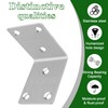 40PCS L Bracket Corner Braces, 304 Stainless Steel Shelf Bracket