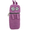 Macaroni Edge Wool Yarn Pen Case, Gyoro Me Pouch, Multi